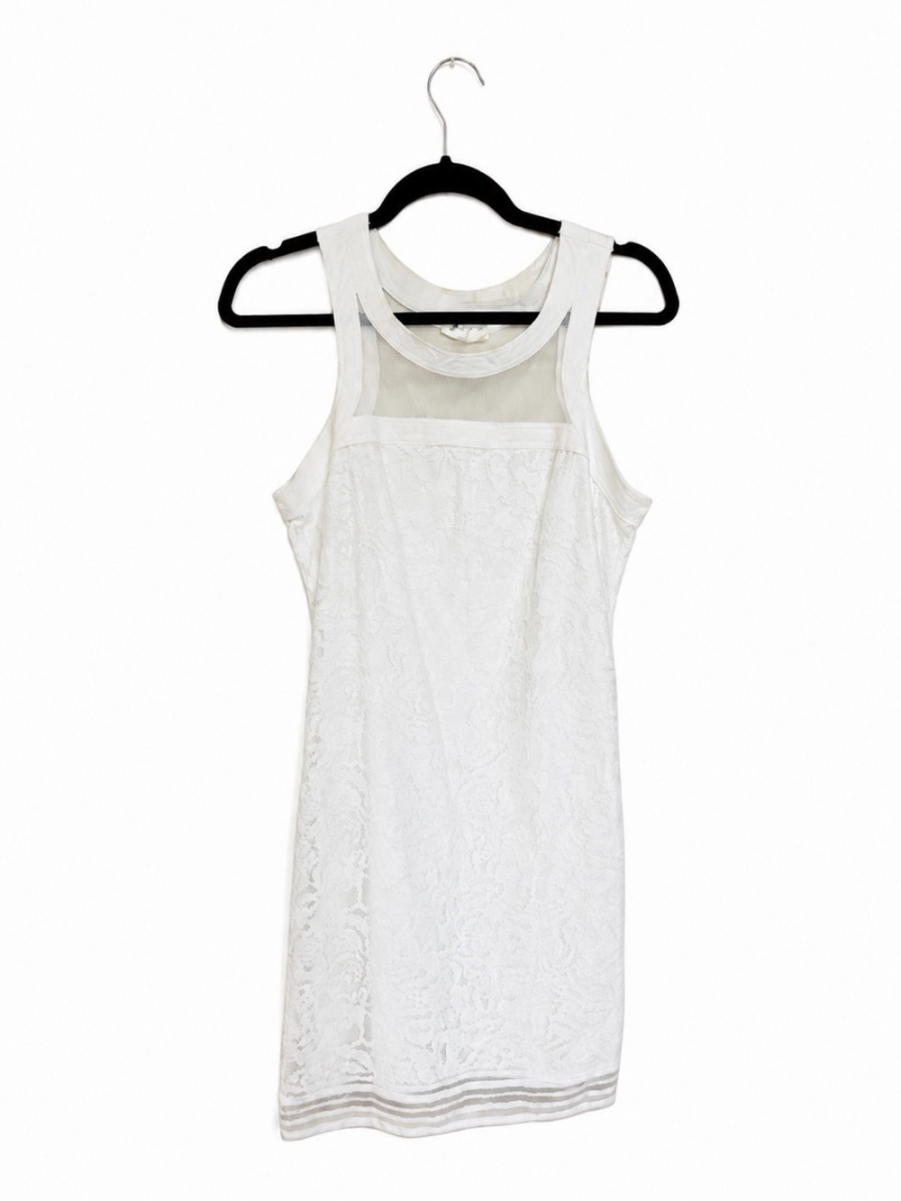 White Lace Mesh Mini Dress Size Medium Bridal Rehearsal Dinner